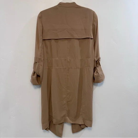 ARITZIA QUINCEY TRENCH in Camel Size small - Picture 10 of 11